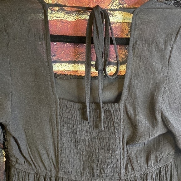 Rebellion Black Embroidered Sequins Top Size S - Picture 10 of 14